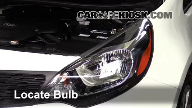 2013 Kia Rio LX 1.6L 4 Cyl. Sedan Luces Luz de giro delantera (reemplazar foco)